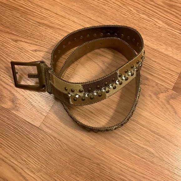 Guess | Accessories | Vintage Guess Embellished Belt | Poshmark